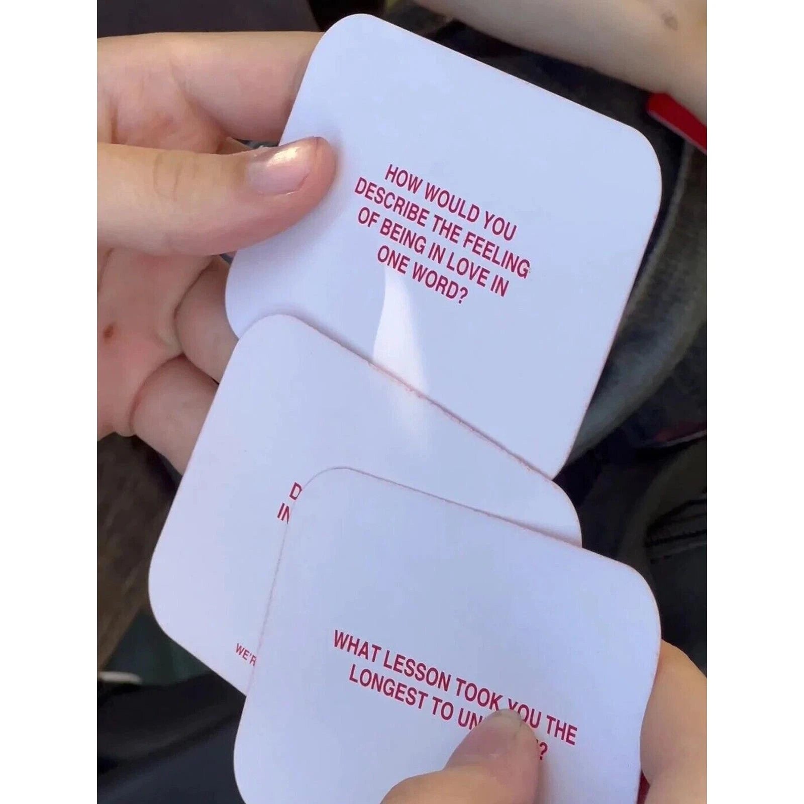 Couples Edition We're Not Really Strangers Card Game - an Interactive Adult Game Couples Edition We're Not Really Strangers Card Game - an Interactive Adult Game